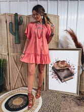 Load image into Gallery viewer, Marsha Dress (Coral)

