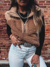 Load image into Gallery viewer, Teddy Vest (Camel)
