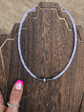 Load image into Gallery viewer, Purple Shell Necklace
