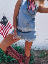 Load image into Gallery viewer, Blue Jean Baby Set
