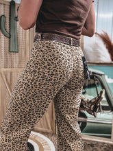 Load image into Gallery viewer, Chester Cheetah Barrel Jean
