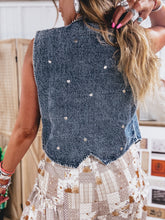 Load image into Gallery viewer, Hey Stud Denim Vest
