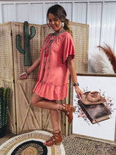 Load image into Gallery viewer, Marsha Dress (Coral)
