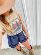 Load image into Gallery viewer, Baylin Embroidered Shorts (Navy)
