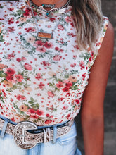 Load image into Gallery viewer, Zoie Tank (Red Floral)
