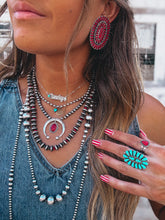 Load image into Gallery viewer, Evelyn Earrings (Red)
