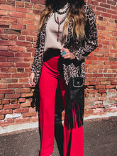 Load image into Gallery viewer, Classy Cowgirl Trouser (Red)
