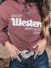 Load image into Gallery viewer, Ariat Essential Hoodie (Russet Heather)
