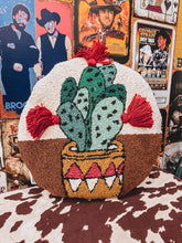 Load image into Gallery viewer, Cactus &amp; Tassels Pillow
