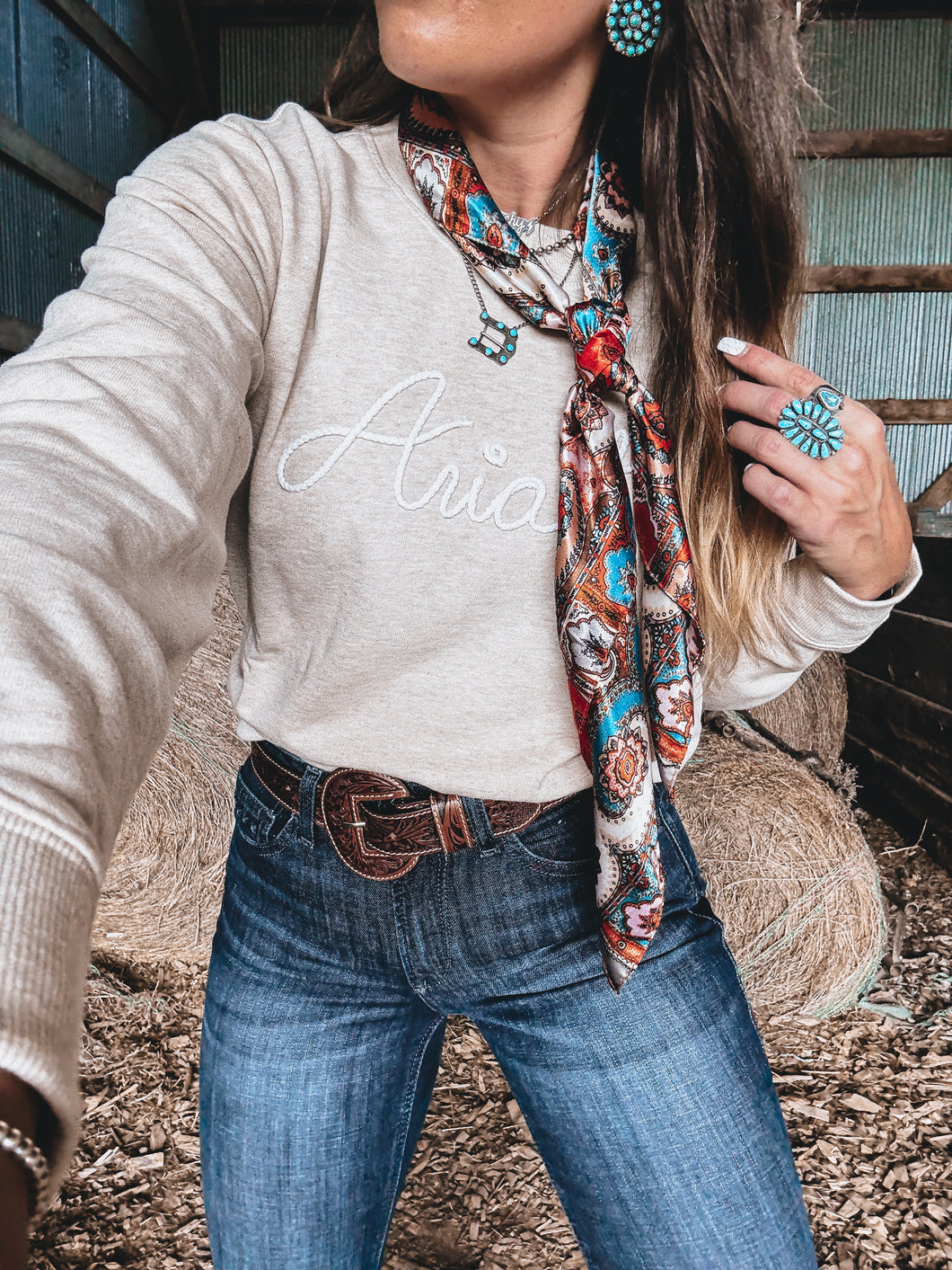 Ariat Essential Crew (Oatmeal)