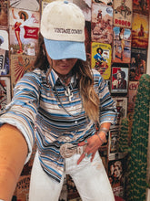 Load image into Gallery viewer, Vintage Cowboy Hat (Denim)
