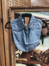 Load image into Gallery viewer, Denim Stud Collar
