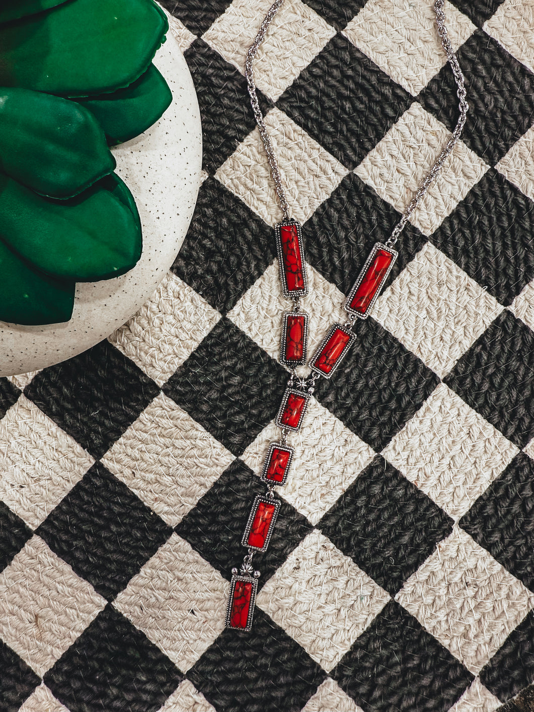 Patsy Necklace (Red)