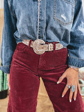 Load image into Gallery viewer, Cabernet Cowgirl Barrel Jean
