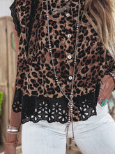 Load image into Gallery viewer, Leopard Lace Top
