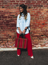 Load image into Gallery viewer, Classy Cowgirl Trouser (Red)
