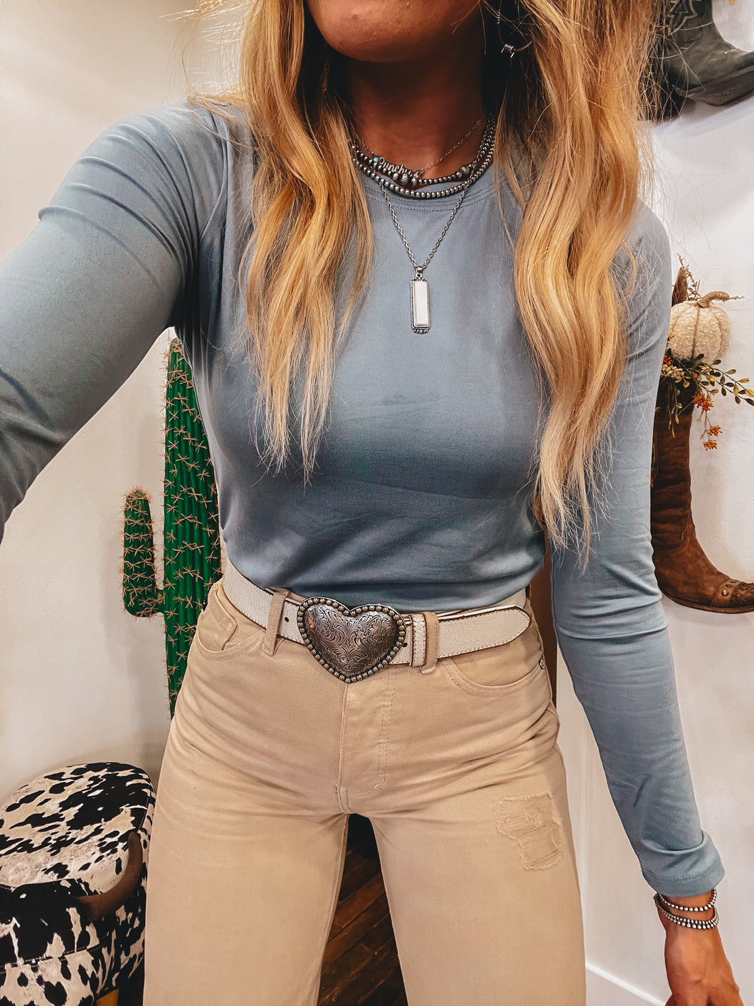 Shelby Top (Dusty Blue)