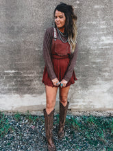 Load image into Gallery viewer, Arlet Romper (Brown)

