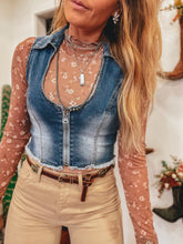 Load image into Gallery viewer, Montana Denim Vest
