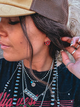 Load image into Gallery viewer, Garnet Earrings
