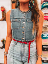 Load image into Gallery viewer, Conley Denim Top
