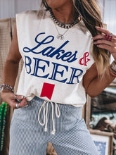 Load image into Gallery viewer, Lakes &amp; Beer Muscle Tee

