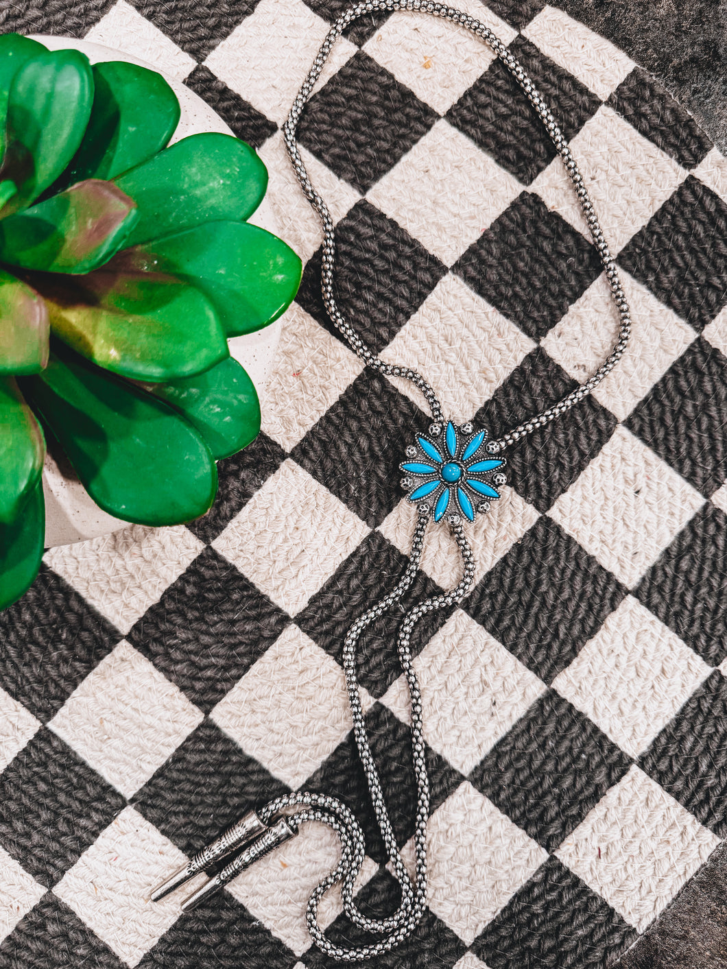 Tirza Bolo Necklace (Turquoise)