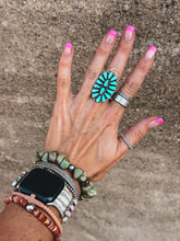 Load image into Gallery viewer, Green Turquoise Nugget Bracelet

