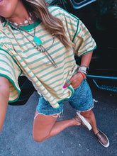 Load image into Gallery viewer, Breezy Top (Butter Yellow/Green)

