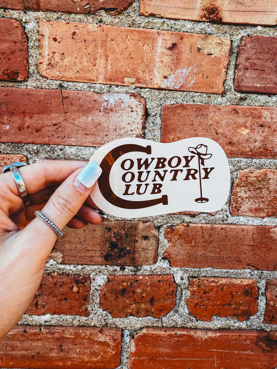 Cowboy Country Club Sticker
