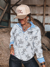 Load image into Gallery viewer, Ariat Sapphire 1/2 Zip
