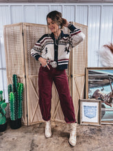 Load image into Gallery viewer, Cabernet Cowgirl Barrel Jean
