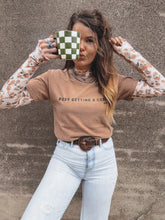 Load image into Gallery viewer, Busy Getting Coffee Tee
