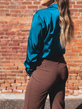Load image into Gallery viewer, Winnie Button Up (Teal)
