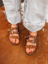 Load image into Gallery viewer, Saddle Up Sandal (Tan)
