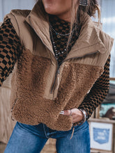 Load image into Gallery viewer, Teddy Vest (Camel)
