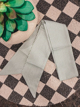 Load image into Gallery viewer, Sage Stripe Twilly
