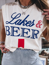 Load image into Gallery viewer, Lakes &amp; Beer Muscle Tee
