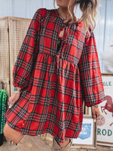 Load image into Gallery viewer, Fireside Flannel Dress
