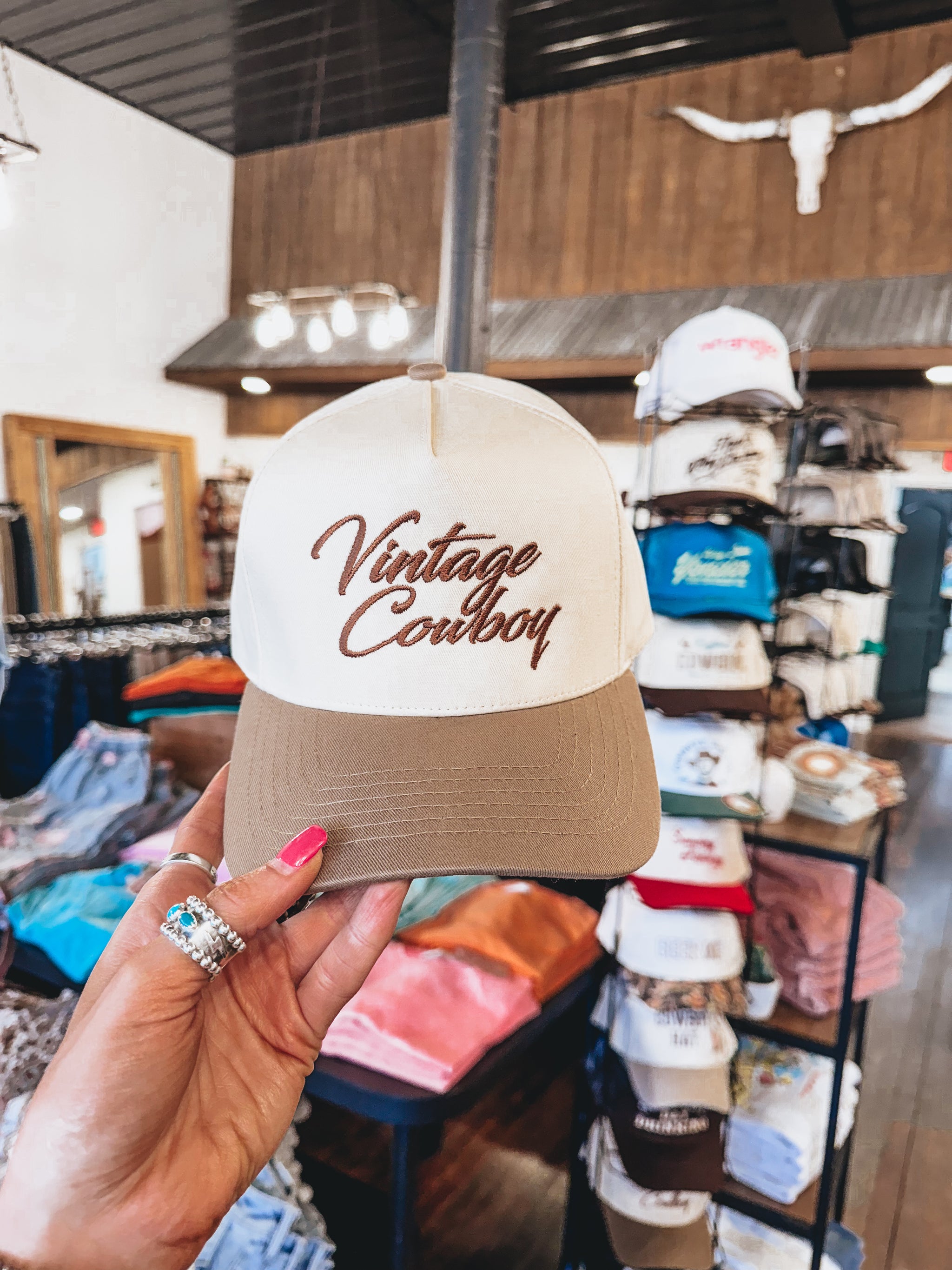 Vintage Cowboy Hat (Camel) – The Punchy Flare