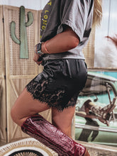 Load image into Gallery viewer, Lucy Lace Shorts (Black)
