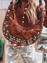 Load image into Gallery viewer, Crescent Cowgirl Purse (Brown)

