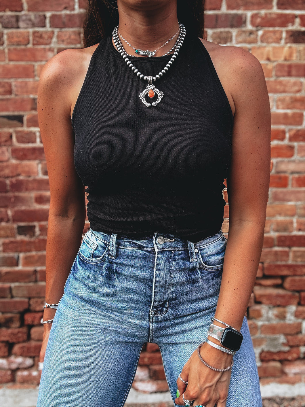 Carlee Crop (Black)