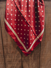 Load image into Gallery viewer, Polka Dot Wild Rag (Brick)
