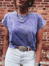 Load image into Gallery viewer, Trulee Tee (Vintage Indigo)
