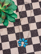 Load image into Gallery viewer, Florrie Necklace (Turquoise)
