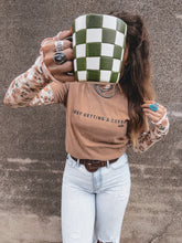 Load image into Gallery viewer, Busy Getting Coffee Tee
