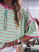 Load image into Gallery viewer, Breezy Top (Mint/Pink)
