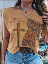 Load image into Gallery viewer, Cowboy Prays Muscle Tee
