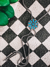 Load image into Gallery viewer, Tirza Bolo Necklace (Turquoise)
